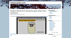 Desktop Screenshot of mlsamuelson.com